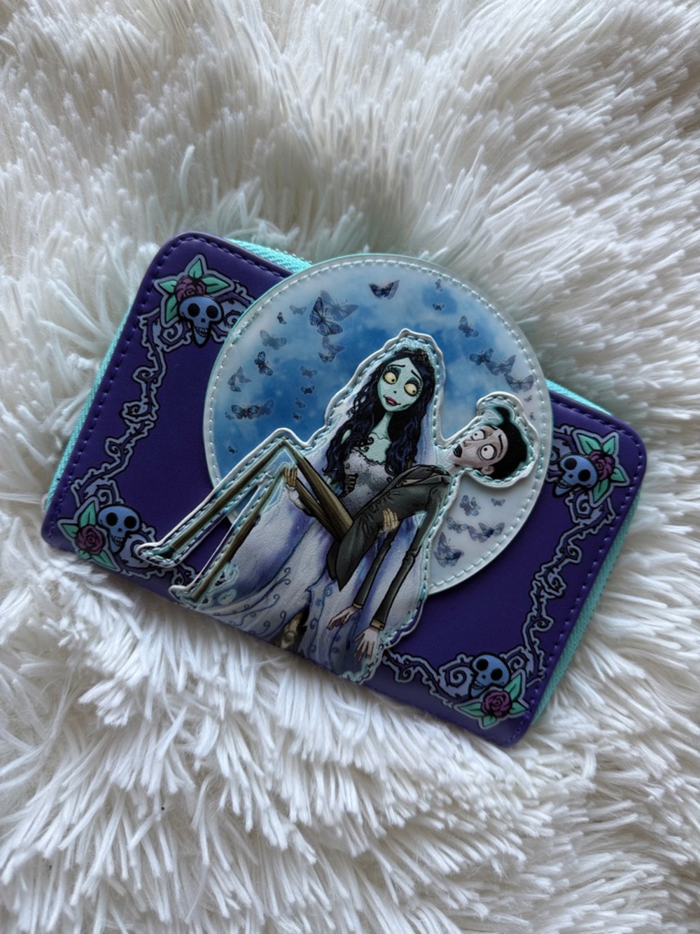 NTW Loungefly Hot Topic Tim Burton’s Corpse Bride Lenticular Wallet
